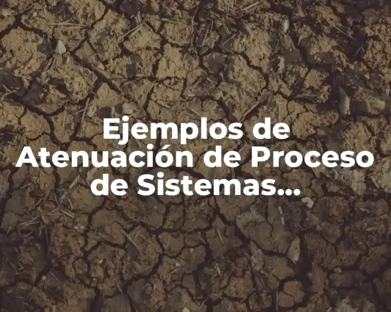 Ejemplos de Atenuación de Proceso de Sistemas Distribuidos