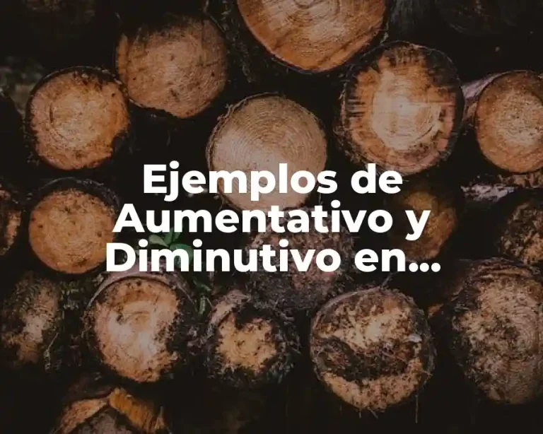 Ejemplos de Aumentativo y Diminutivo en Portugués