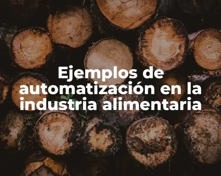 Ejemplos de automatización en la industria alimentaria