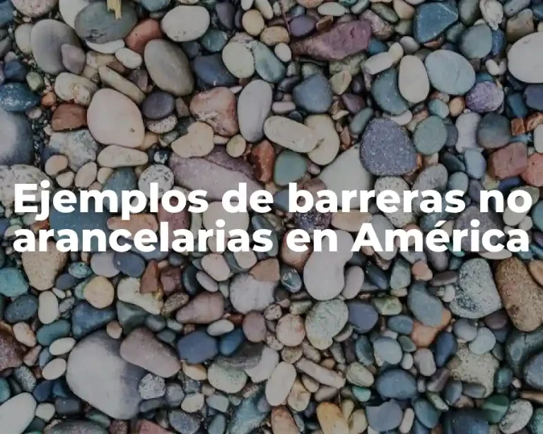 Ejemplos de barreras no arancelarias en América