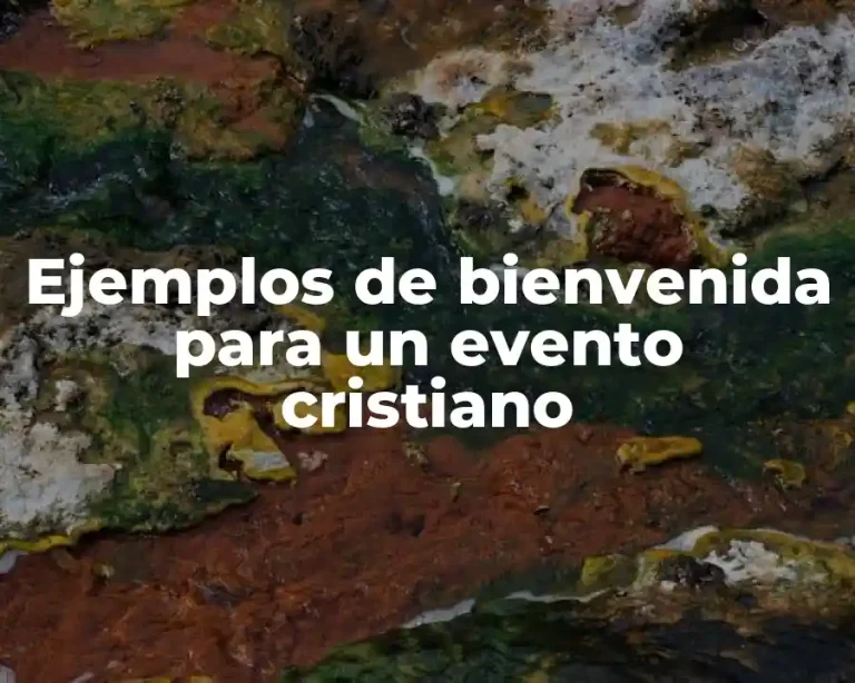 Ejemplos de bienvenida para un evento cristiano