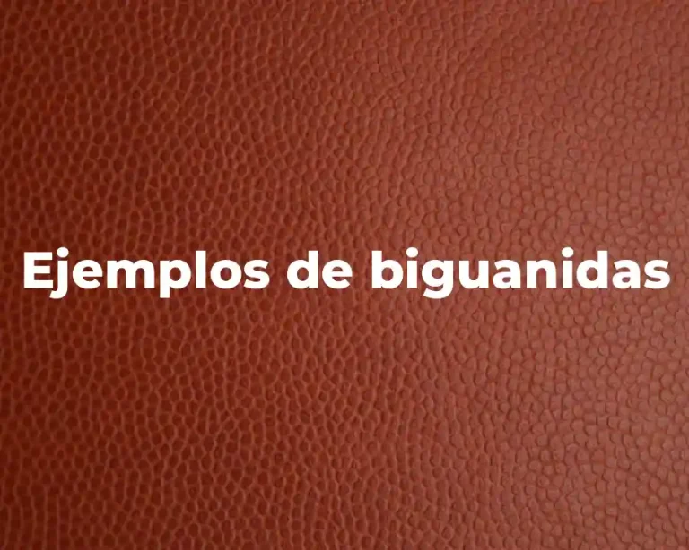 Ejemplos de biguanidas