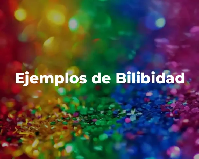 Ejemplos de Bilibidad