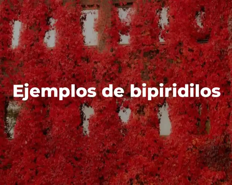 Ejemplos de bipiridilos