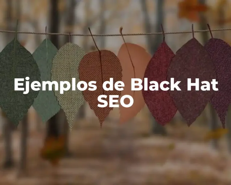Ejemplos de Black Hat SEO