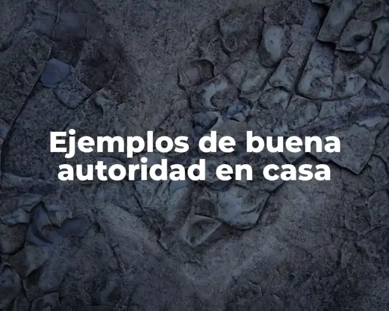 Ejemplos de buena autoridad en casa