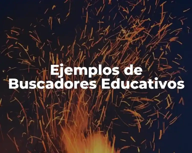 Ejemplos de Buscadores Educativos
