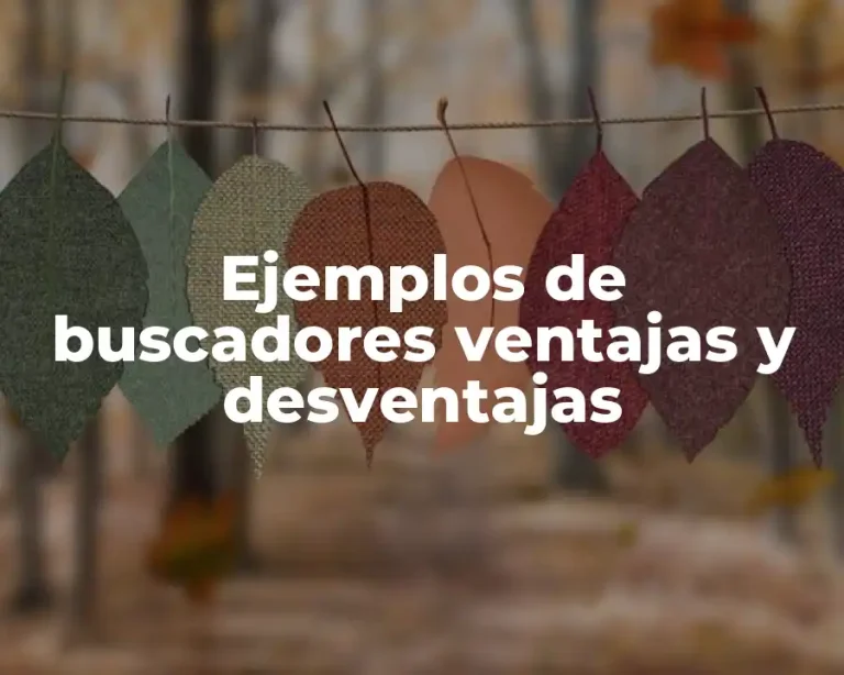 Ejemplos de buscadores ventajas y desventajas