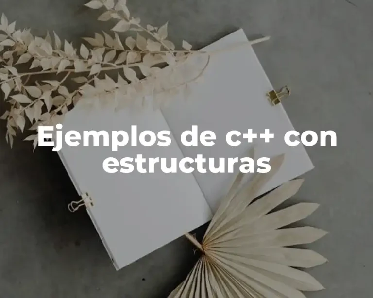 Ejemplos de c++ con estructuras