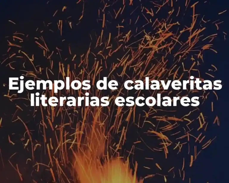 Ejemplos de calaveritas literarias escolares