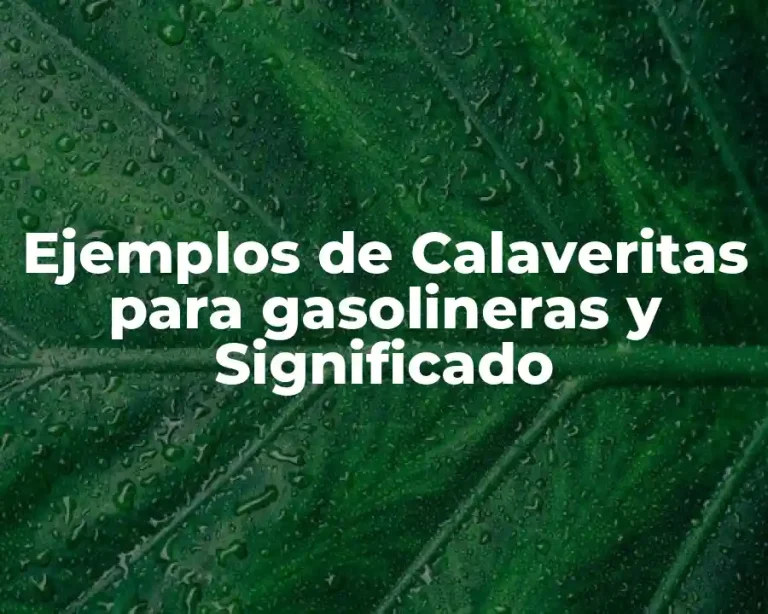 Ejemplos de Calaveritas para gasolineras y Significado