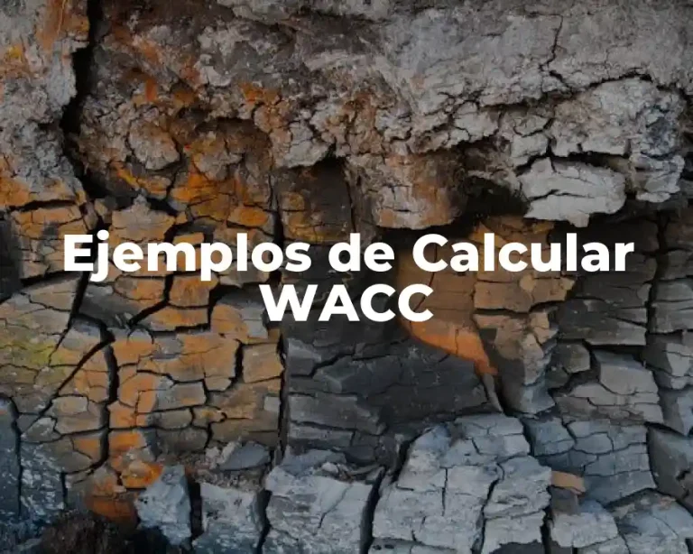 Ejemplos de Calcular WACC