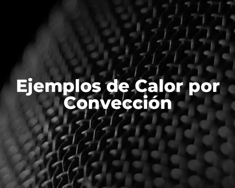 Ejemplos de Calor por Convección