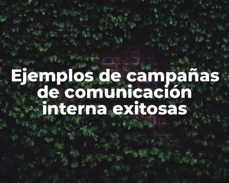 Ejemplos de campañas de comunicación interna exitosas