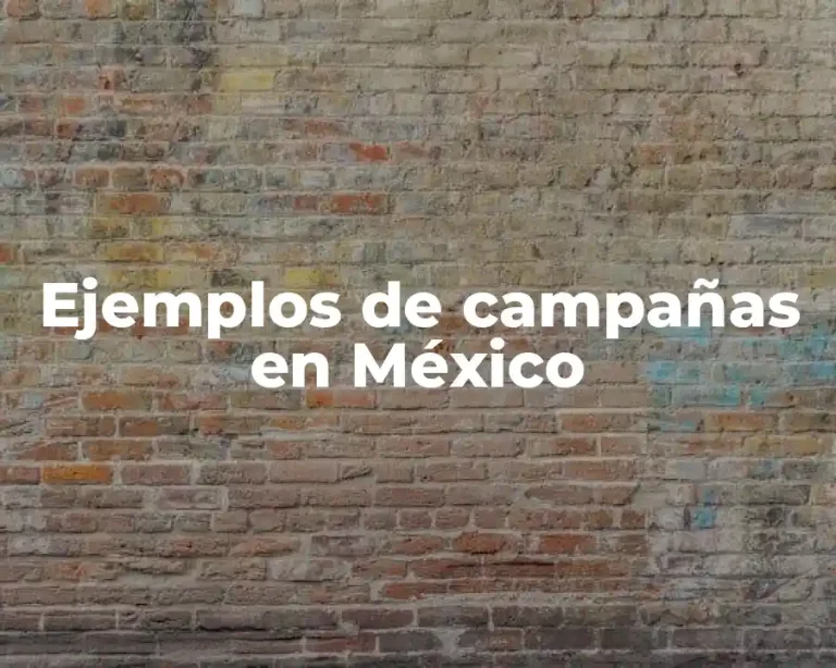 Ejemplos de campañas en México