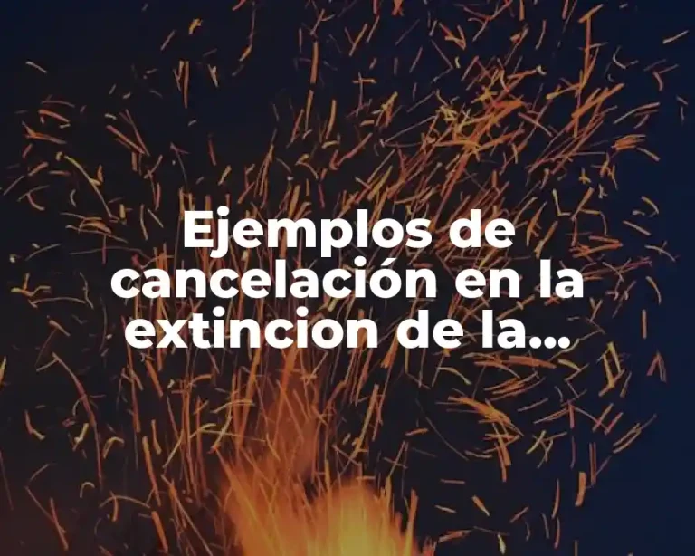 Ejemplos de cancelación en la extincion de la obligación civil