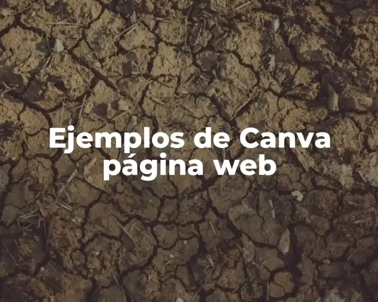 Ejemplos de Canva página web