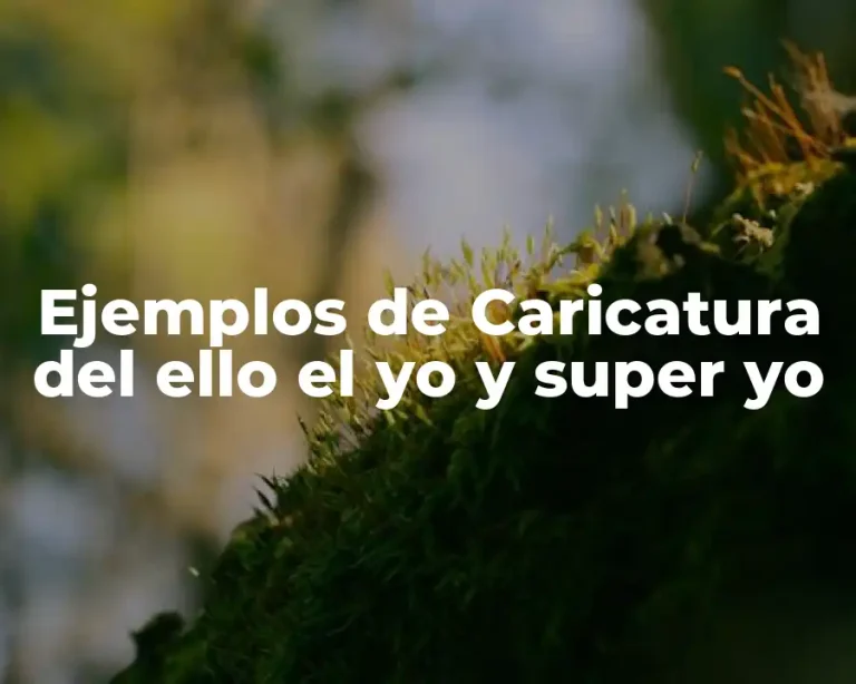 Ejemplos de Caricatura del ello el yo y super yo