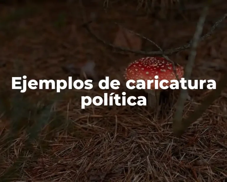 Ejemplos de caricatura política