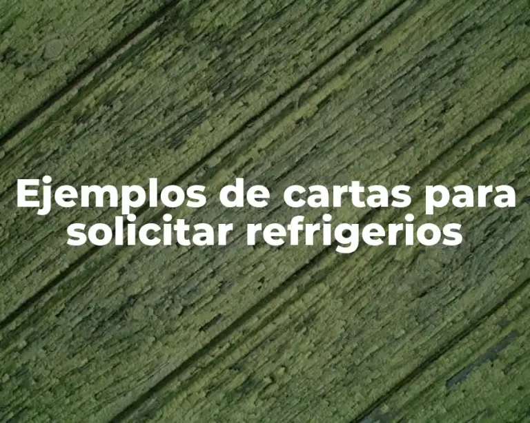 Ejemplos de cartas para solicitar refrigerios