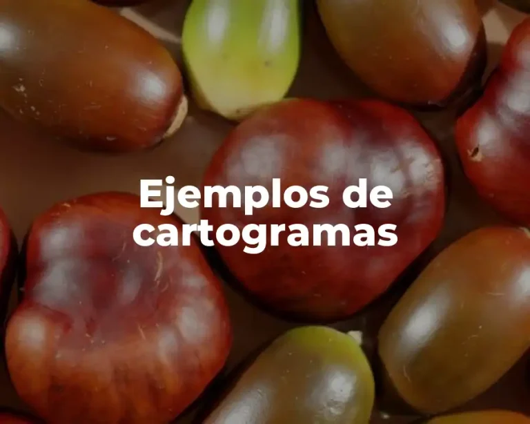 Ejemplos de cartogramas