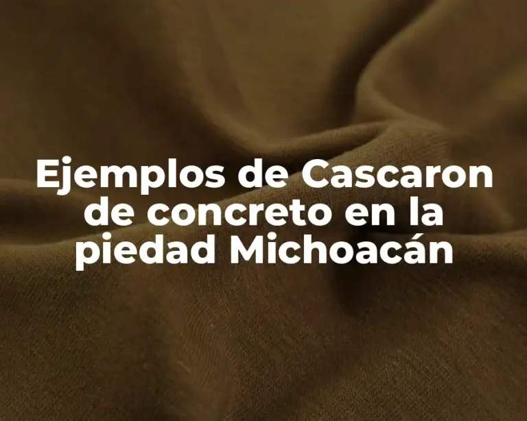 Ejemplos de Cascaron de concreto en la piedad Michoacán
