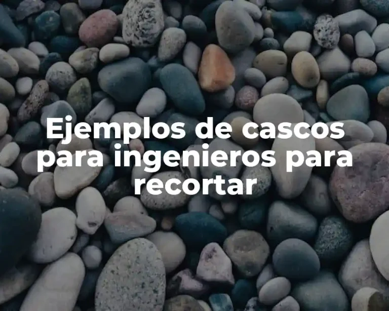 Ejemplos de cascos para ingenieros para recortar