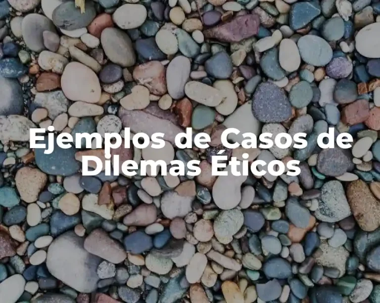 Ejemplos de Casos de Dilemas Éticos