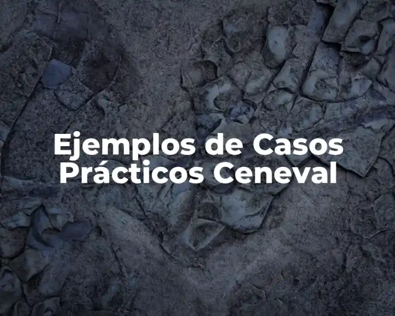 Ejemplos de Casos Prácticos Ceneval