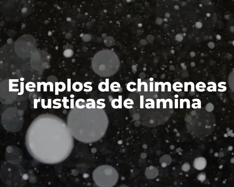 Ejemplos de chimeneas rusticas de lamina