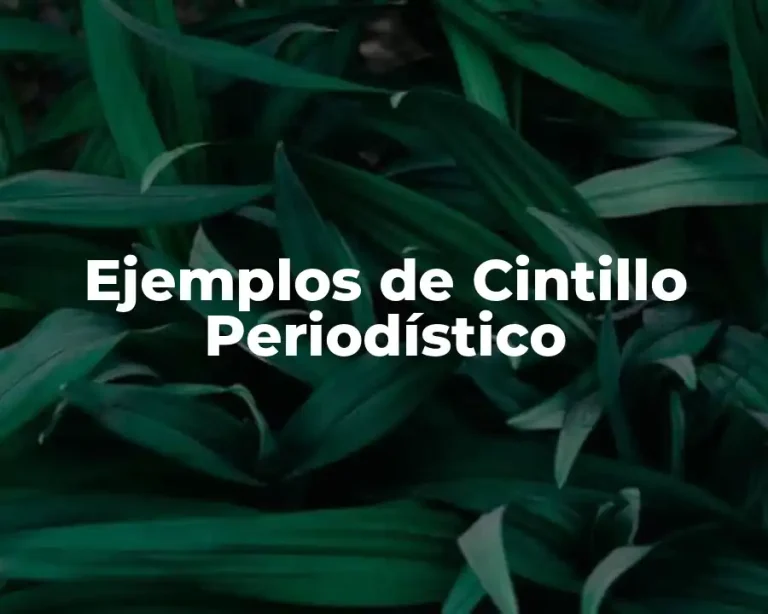 Ejemplos de Cintillo Periodístico
