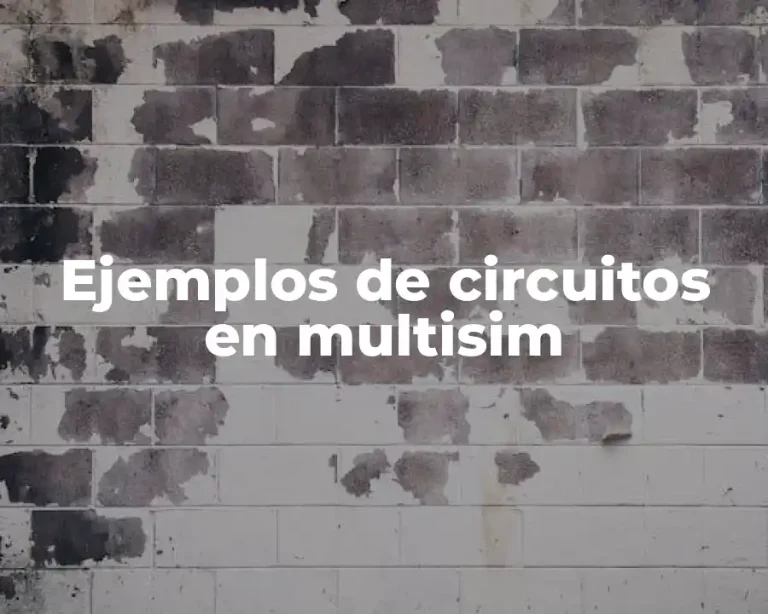 Ejemplos de circuitos en multisim