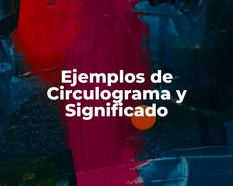 Ejemplos de Circulograma y Significado