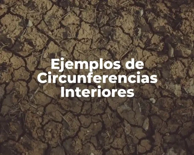 Ejemplos de Circunferencias Interiores