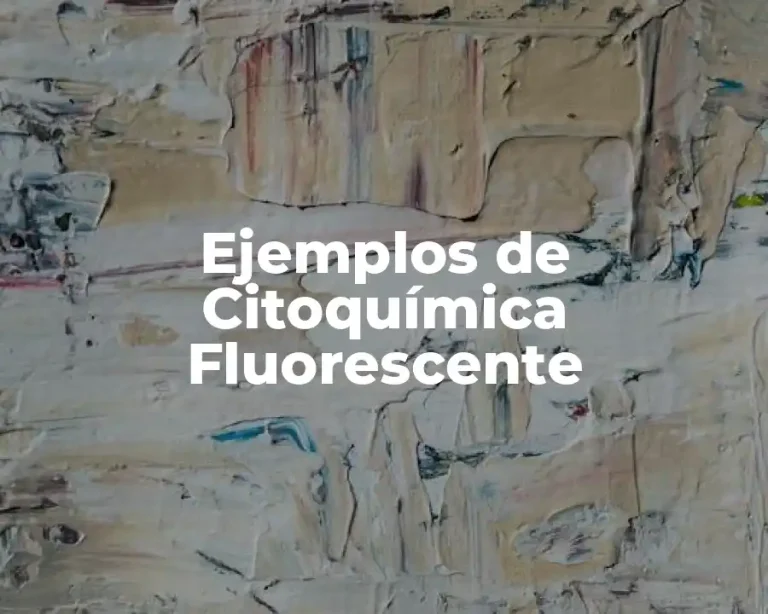 Ejemplos de Citoquímica Fluorescente