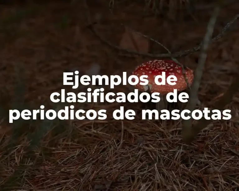 Ejemplos de clasificados de periodicos de mascotas