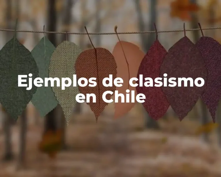 Ejemplos de clasismo en Chile