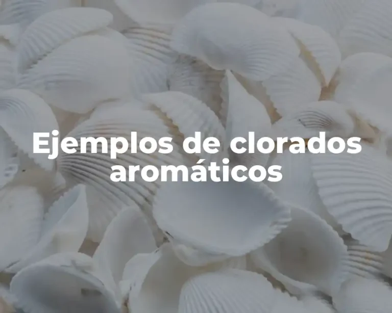 Ejemplos de clorados aromáticos