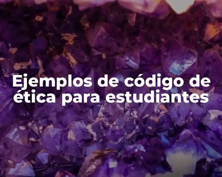 Ejemplos de código de ética para estudiantes