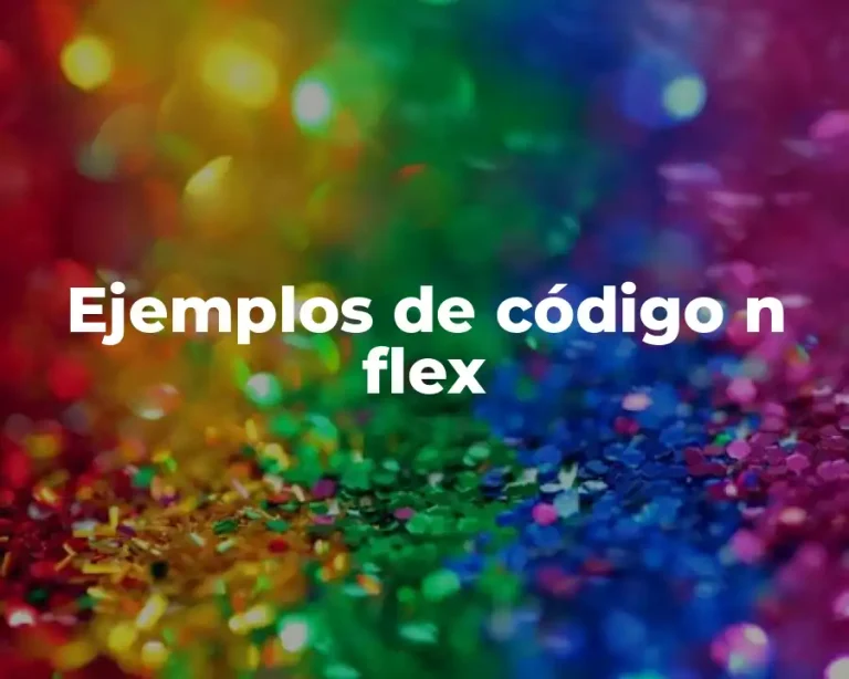 Ejemplos de código n flex