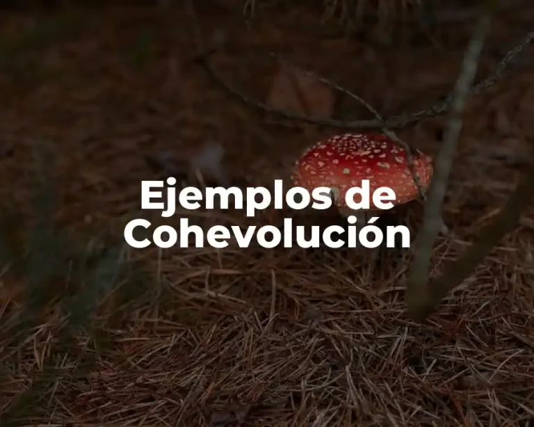 Ejemplos de Cohevolución