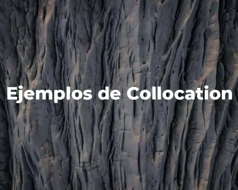 Ejemplos de Collocation