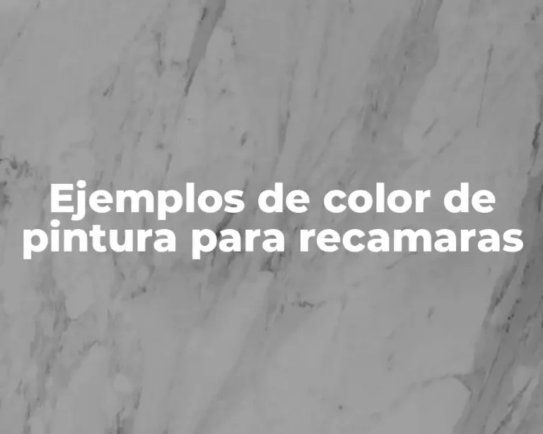 Ejemplos de color de pintura para recamaras
