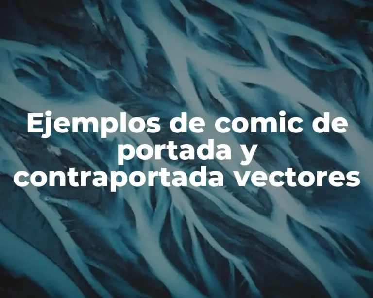 Ejemplos de comic de portada y contraportada vectores