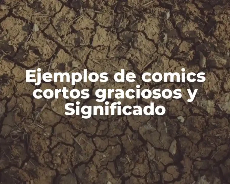 Ejemplos de comics cortos graciosos y Significado