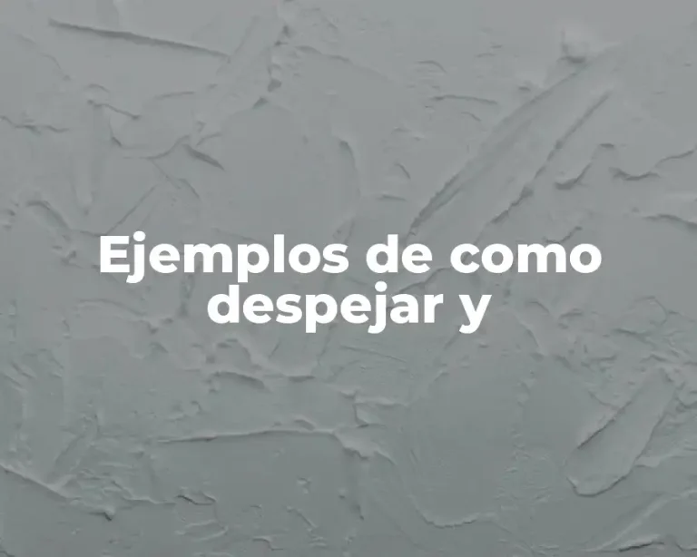 Ejemplos de como despejar y