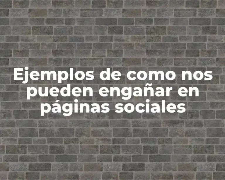 Ejemplos de como nos pueden engañar en páginas sociales