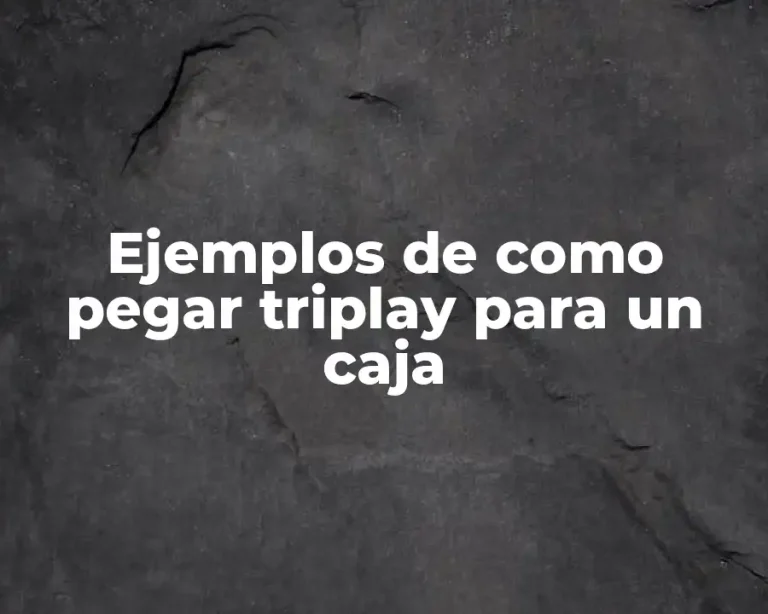 Ejemplos de como pegar triplay para un caja