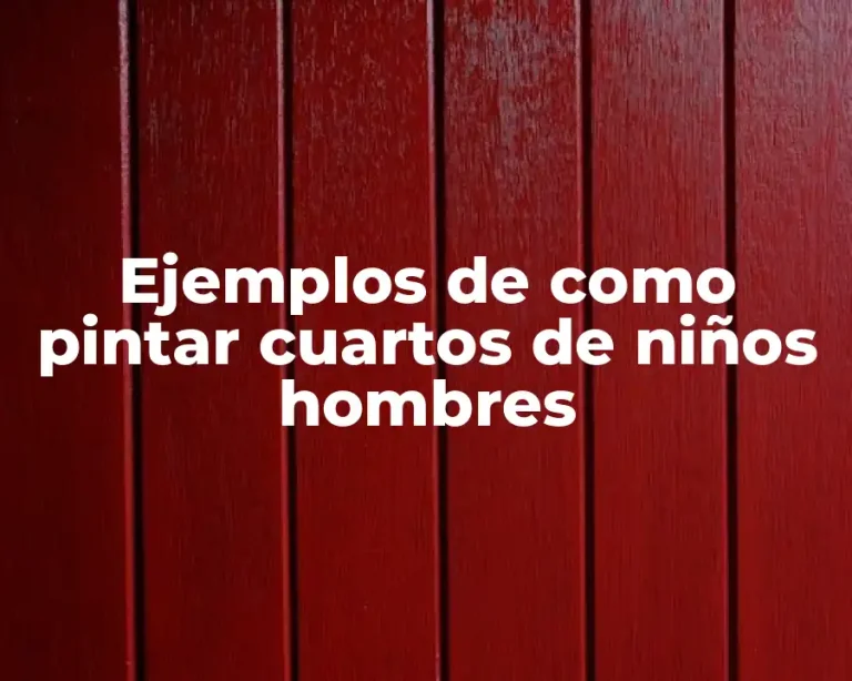 Ejemplos de como pintar cuartos de niños hombres
