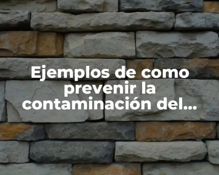 Ejemplos de como prevenir la contaminación del suelo